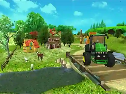 Гульня Cargo Tractor Farming Simulation Game онлайн