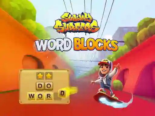 Гульня Subway Surfers Word Blocks онлайн