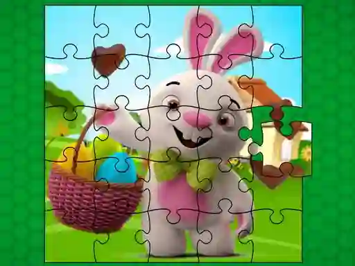 Гульня Easter Bunny Eggs Jigsaw онлайн