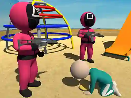 Гульня Squid Game Dalgona Candy онлайн