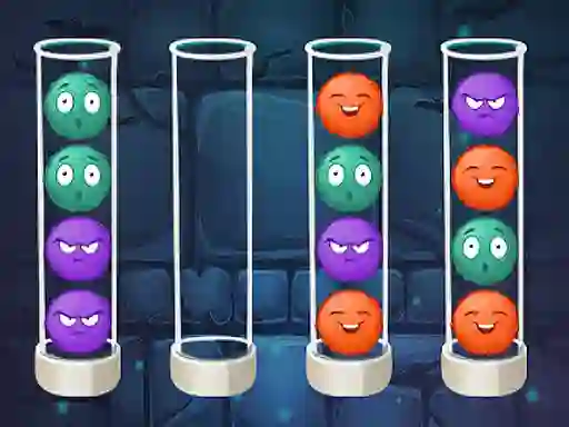 Гульня Fluffy Balls - Sorting онлайн