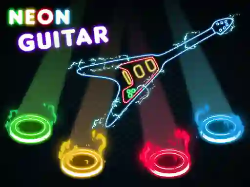 Гульня Neon Guitar онлайн
