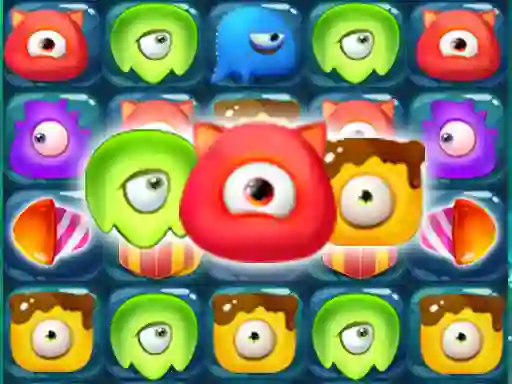 Гульня Monster Candy Crush онлайн