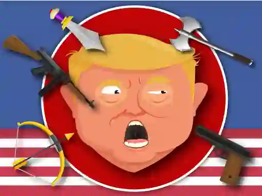 Гульня Kick The Trump онлайн