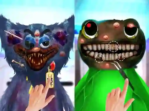 Гульня Huggy ASMR Monster Makeover онлайн