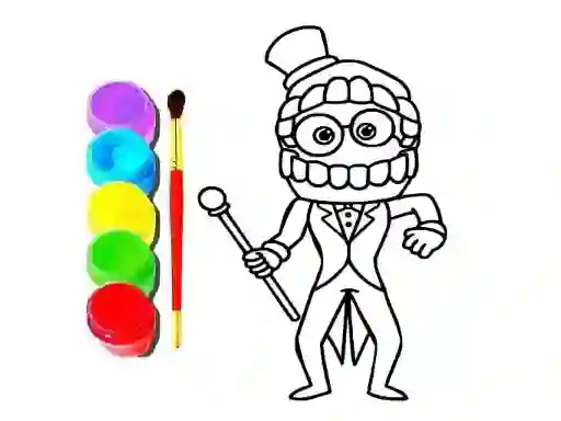 Гульня Digital Circus Click and Paint онлайн