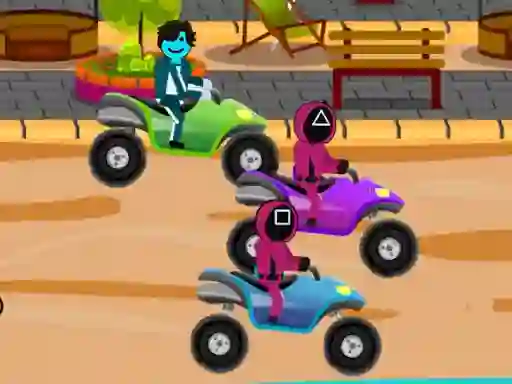 Гульня Squid Gamer Buggy Raging онлайн