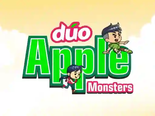 Гульня Duo Apple Monsters онлайн