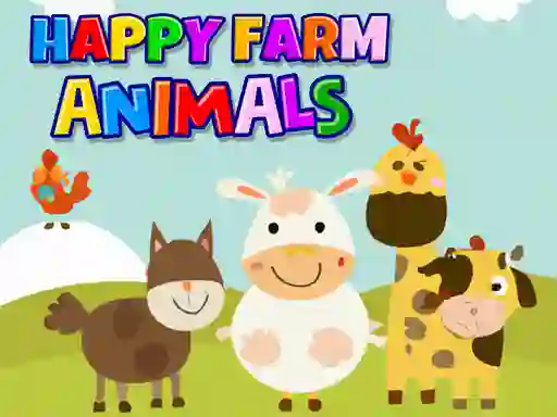 Гульня Happy Farm Animals онлайн