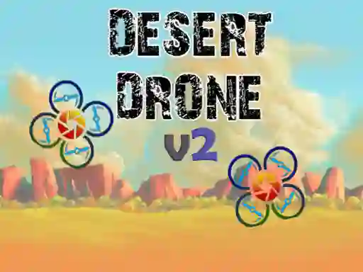 Гульня Desert Drone v2 онлайн