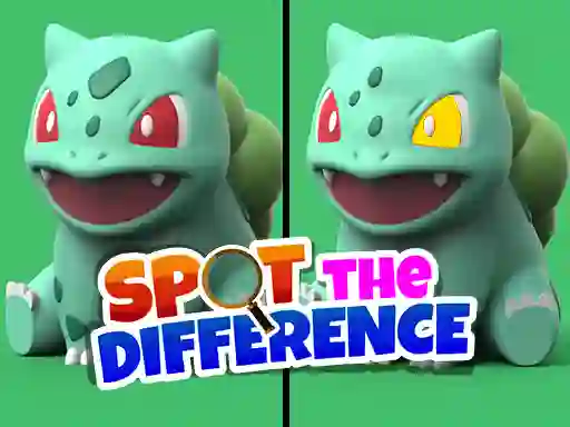 Гульня Pokimon Spot the differences онлайн