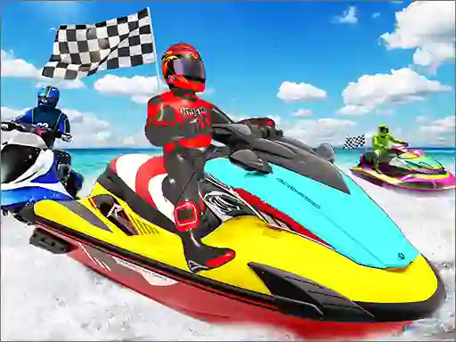 Гульня Water Boat Racing онлайн