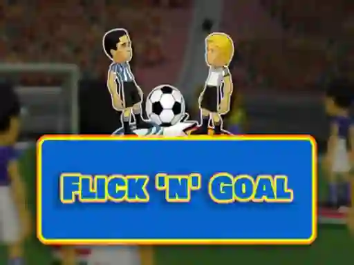 Гульня Flick 'n' Goal онлайн