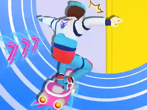 Гульня Cyber Surfer Skateboard онлайн