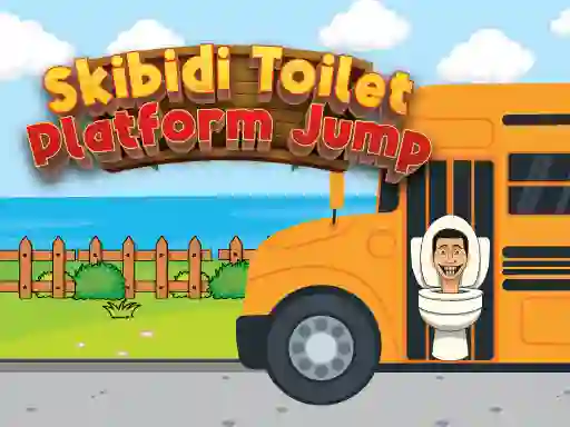 Гульня Skibidi Toilet Platform Jump онлайн