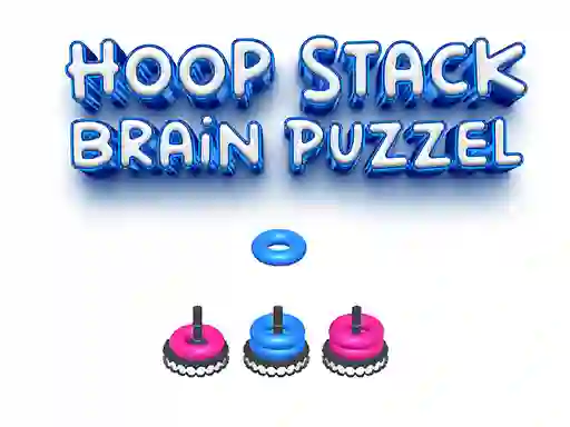 Гульня Hoop Stack Brain Puzzle Game онлайн