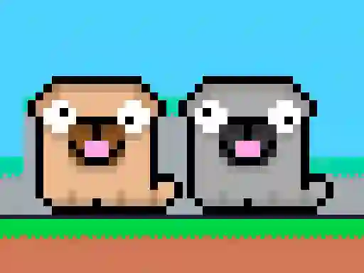 Гульня Friends Pug онлайн