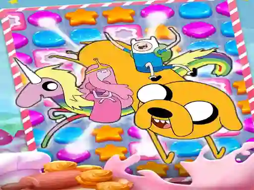 Гульня Adventure Time Match 3 Games онлайн