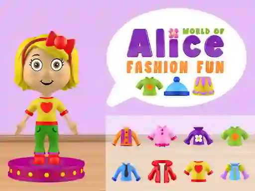 Гульня World of Alice Fashion fun онлайн