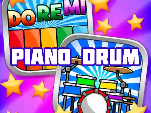 Гульня Piano-Drums For Kids онлайн