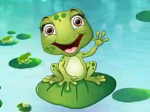 Гульня Greedy frog онлайн