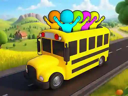 Гульня Bus Match: Color Parking Jam онлайн