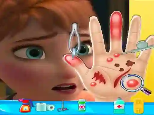 Гульня Anna hand doctor онлайн