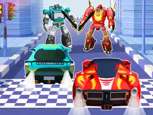 Гульня Car Robot Transform Fight онлайн