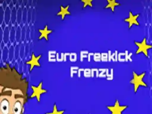 Гульня Euro Freekick Frenzy онлайн