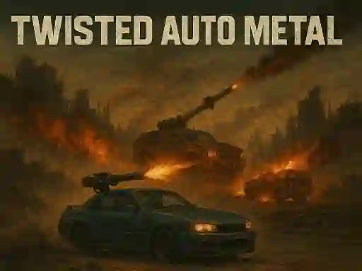 Гульня Twisted Auto Metal онлайн