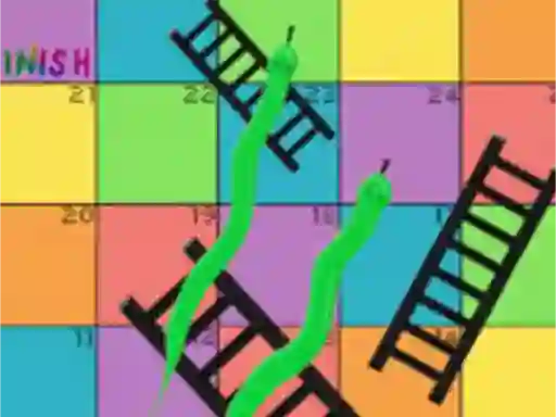 Гульня Snakes and Ladders онлайн