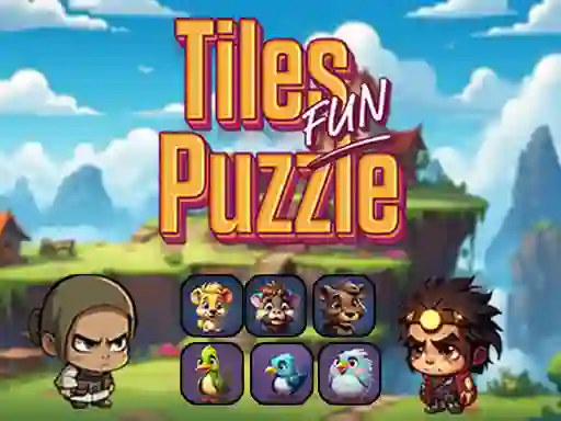 Гульня Tiles Puzzle Fun онлайн