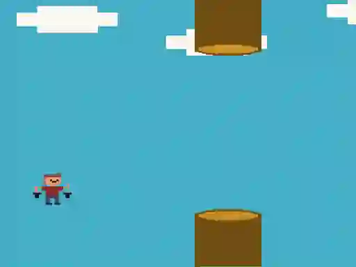 Гульня fly man онлайн
