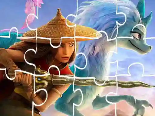Гульня Raya And The Last Dragon Jigsaw онлайн