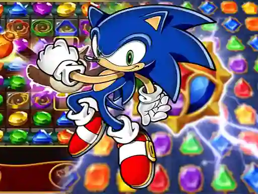 Гульня Sonic Gold Match 3 онлайн