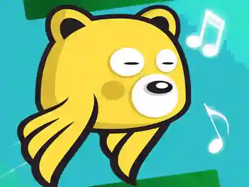 Гульня Jumping Flappy Bear онлайн