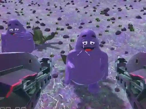 Гульня Grimace Dead Island Shooting онлайн