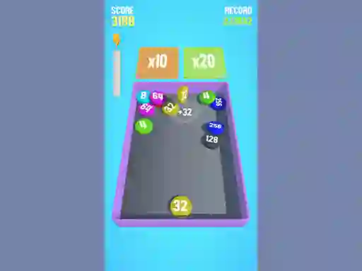 Гульня Draughts 2048 онлайн