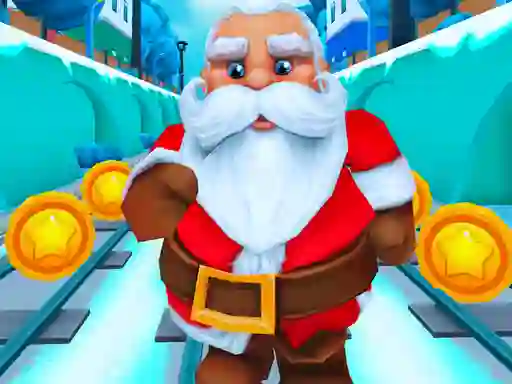 Гульня Santa Runner Xmas Subway Surf онлайн
