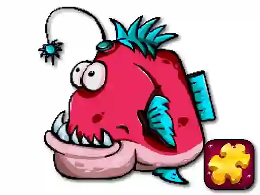 Гульня Cute Piranha Jigsaw Puzzles онлайн