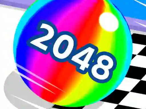 Гульня Ball Run 2048 онлайн