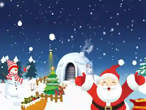 Гульня Happy Christmas Slide онлайн