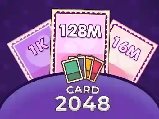Гульня Merge Card 2048 онлайн