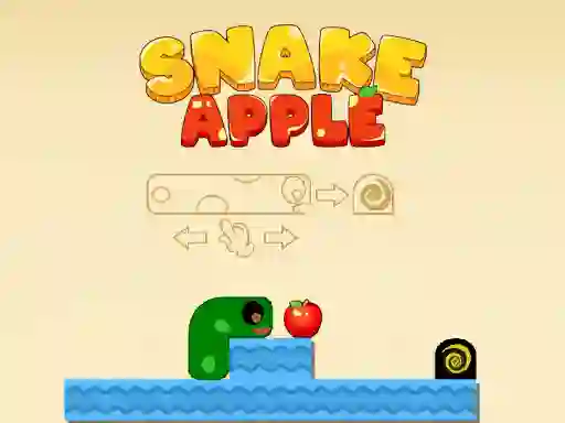 Гульня Snake Apple онлайн