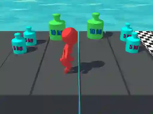 Гульня Weight Puzzle 3D онлайн