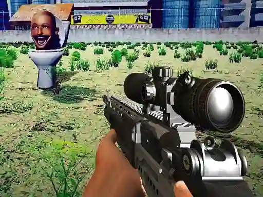 Гульня Sniper Hunting Skibidi Toilet онлайн