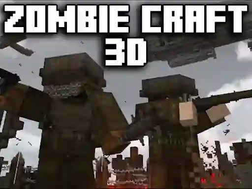 Гульня Zombie Craft 3d онлайн