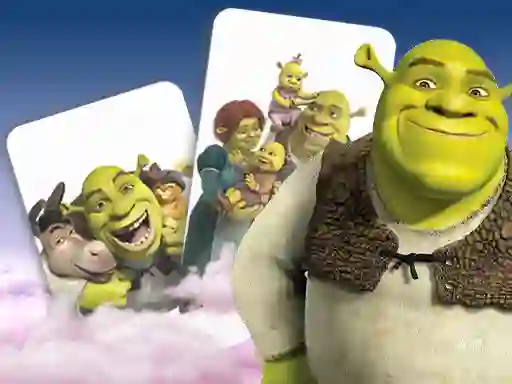 Гульня Shrek Memory Card Match онлайн