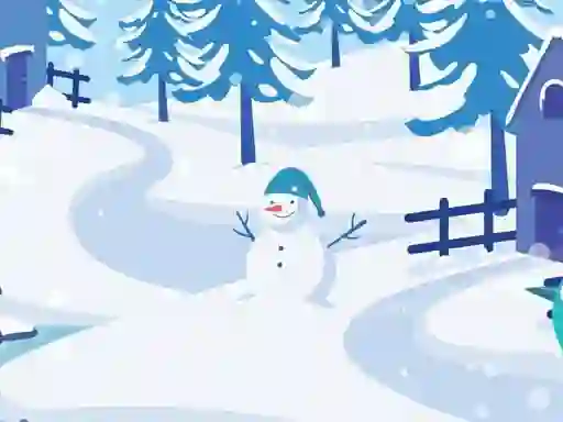 Гульня Happy Snowman Hidden онлайн