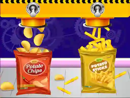 Гульня Potato Chips making онлайн